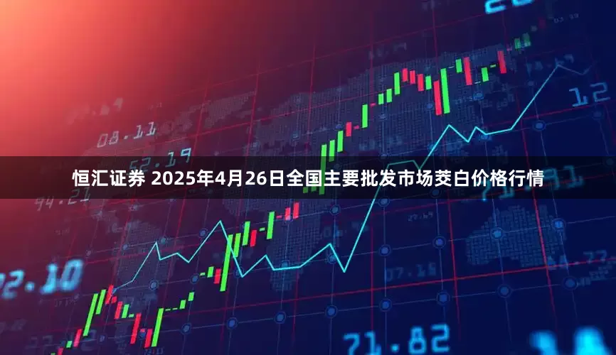 恒汇证券 2025年4月26日全国主要批发市场茭白价格行情