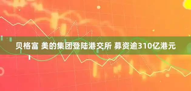 贝格富 美的集团登陆港交所 募资逾310亿港元