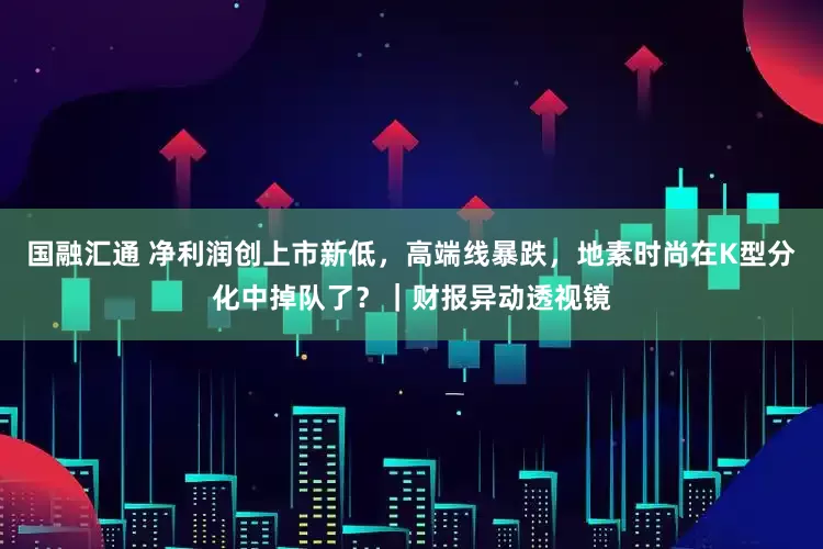 国融汇通 净利润创上市新低，高端线暴跌，地素时尚在K型分化中掉队了？｜财报异动透视镜